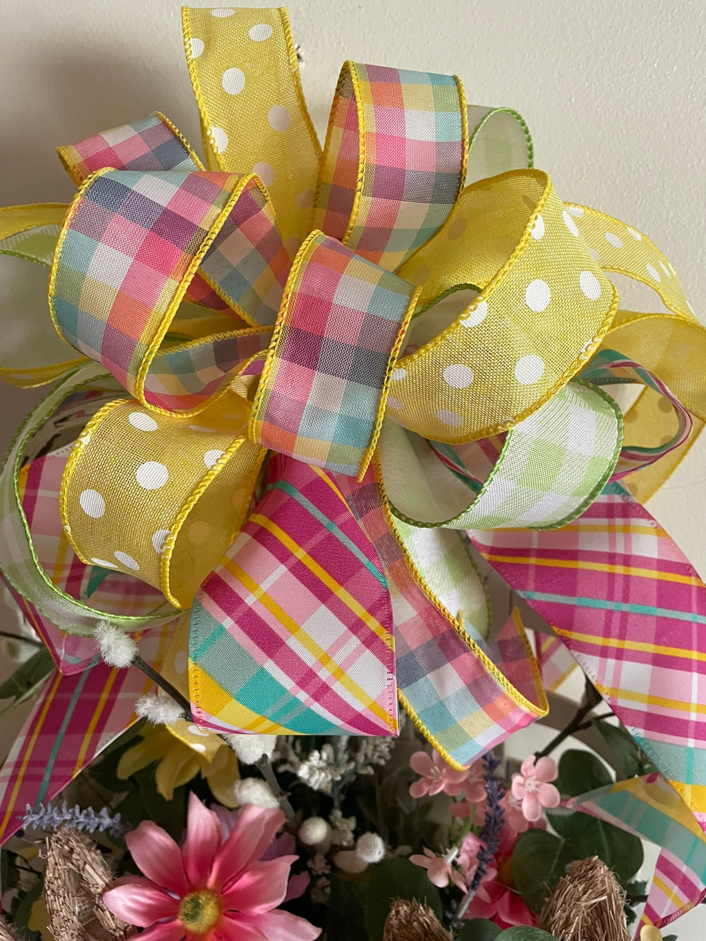 Easter basket and bunnies