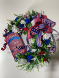 Home of the Free Grapevine Wreath
