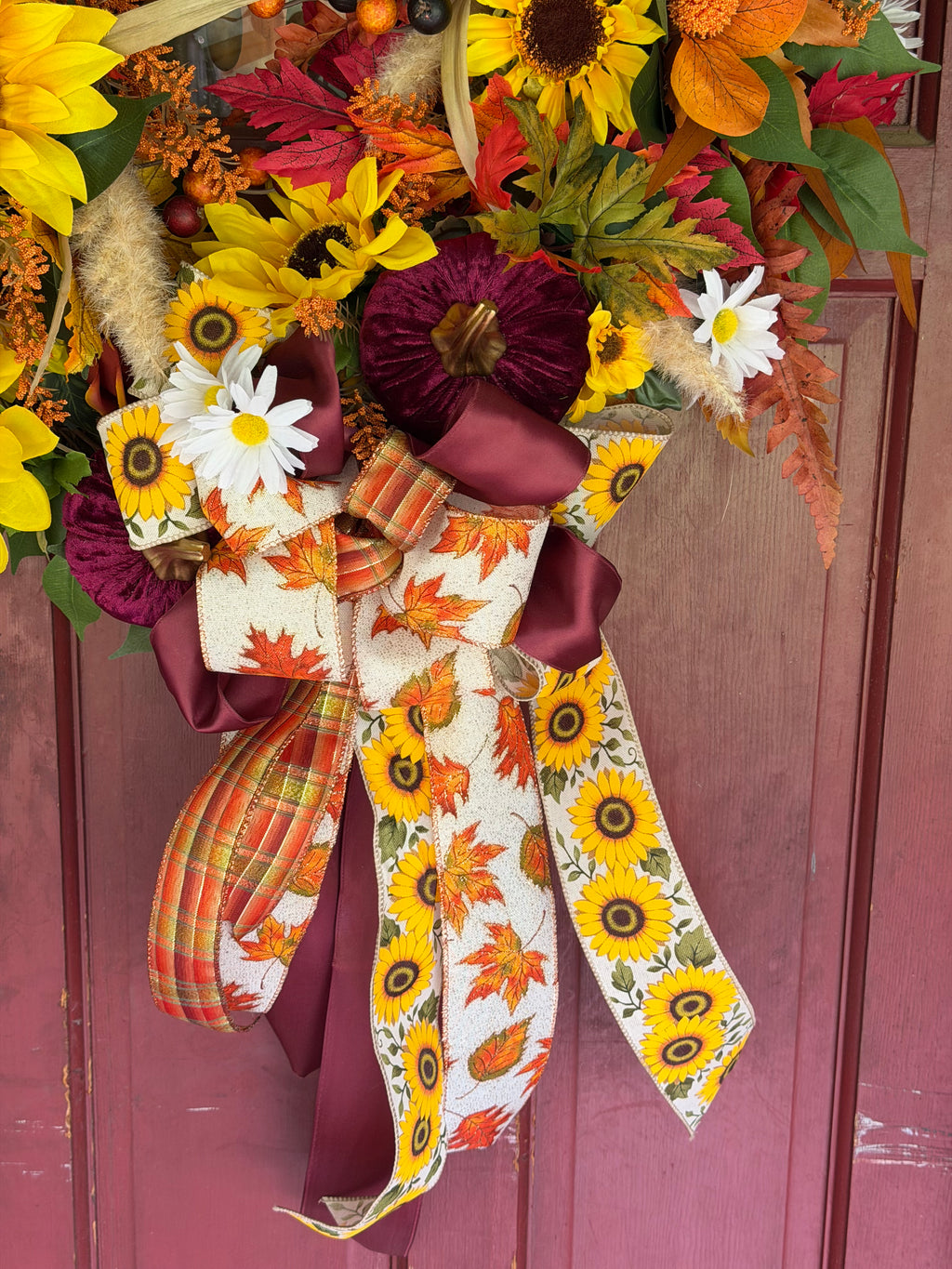 Sunflower Grapevine Wreath