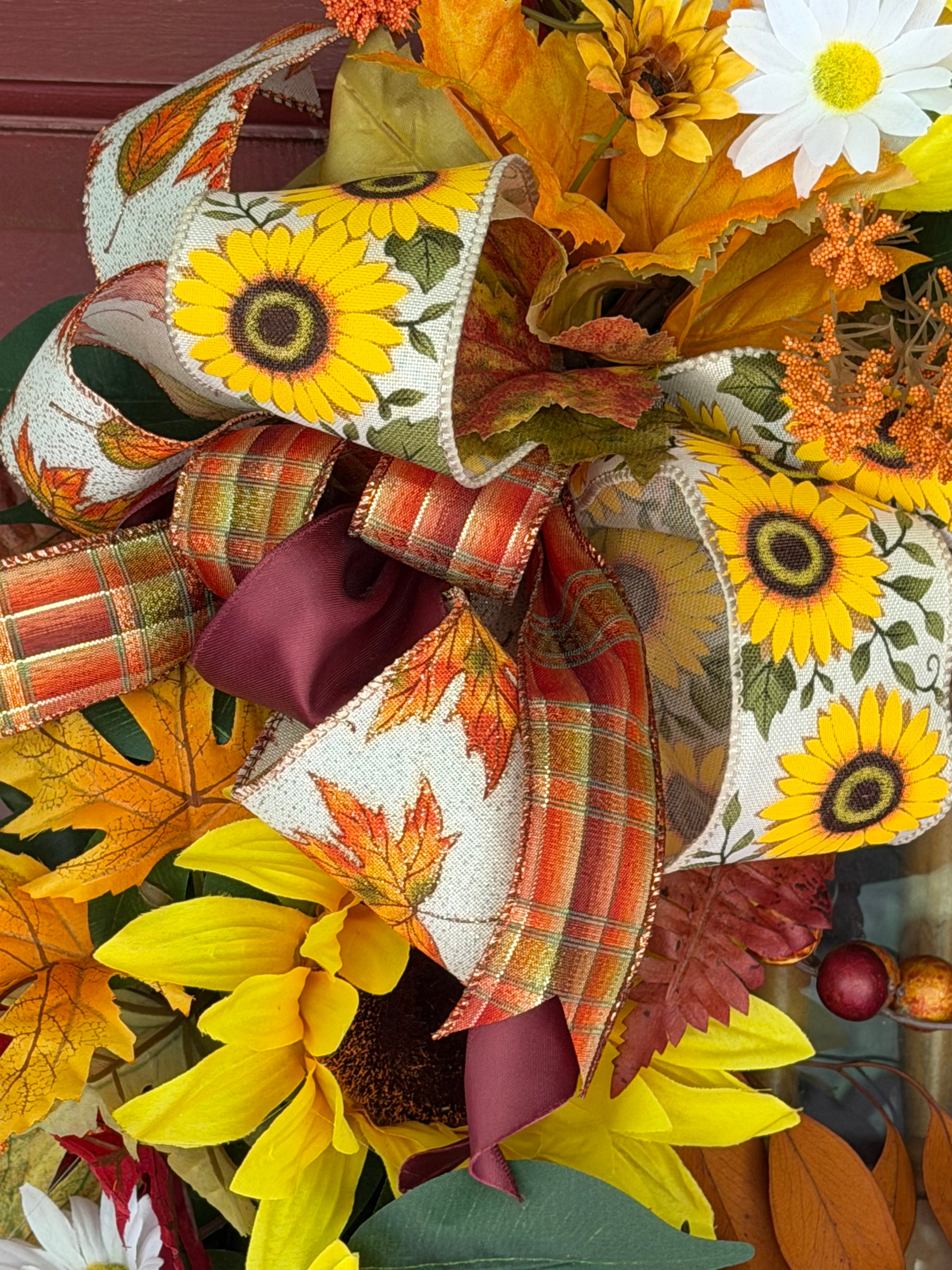 Sunflower Grapevine Wreath