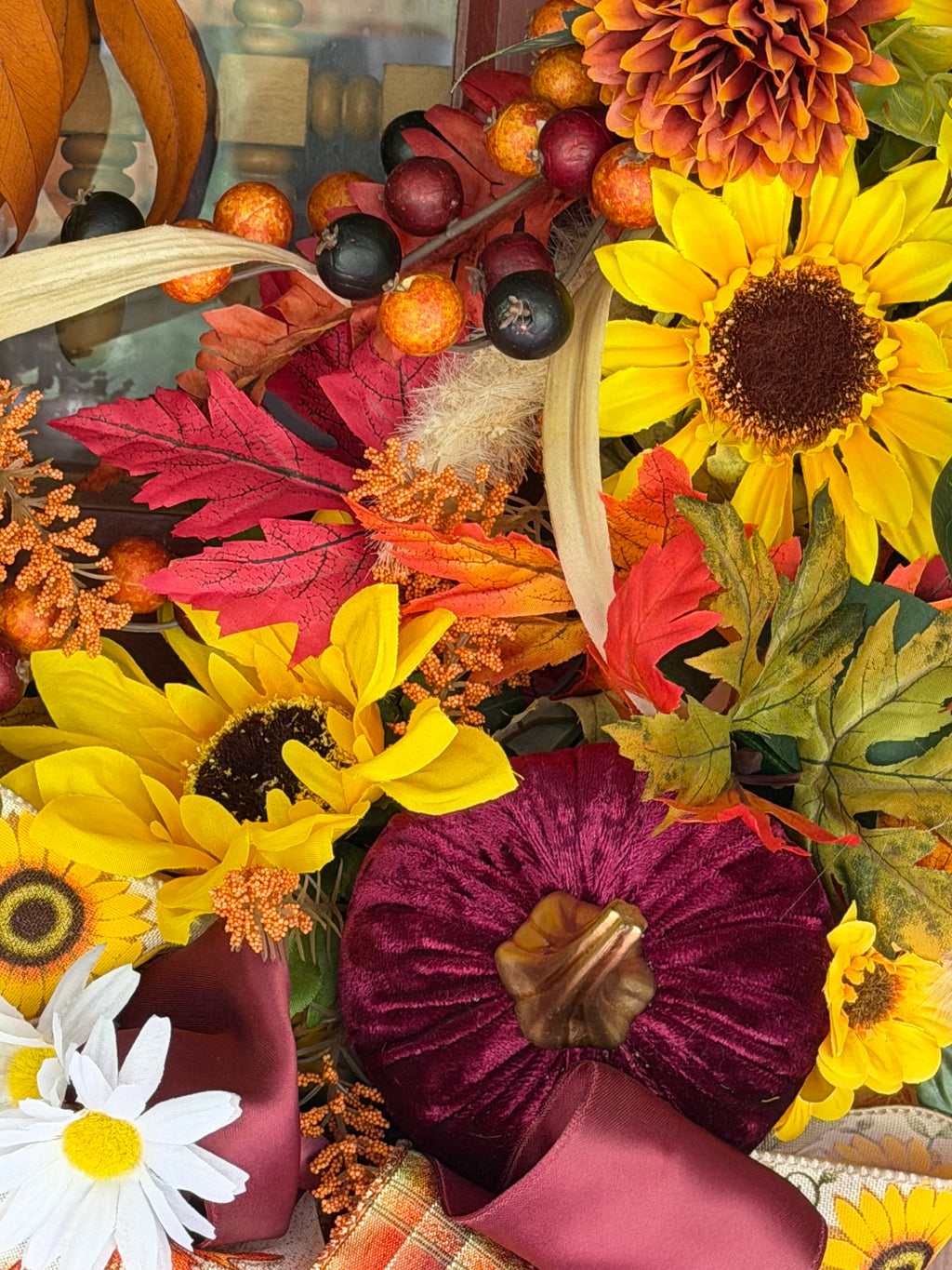 Sunflower Grapevine Wreath