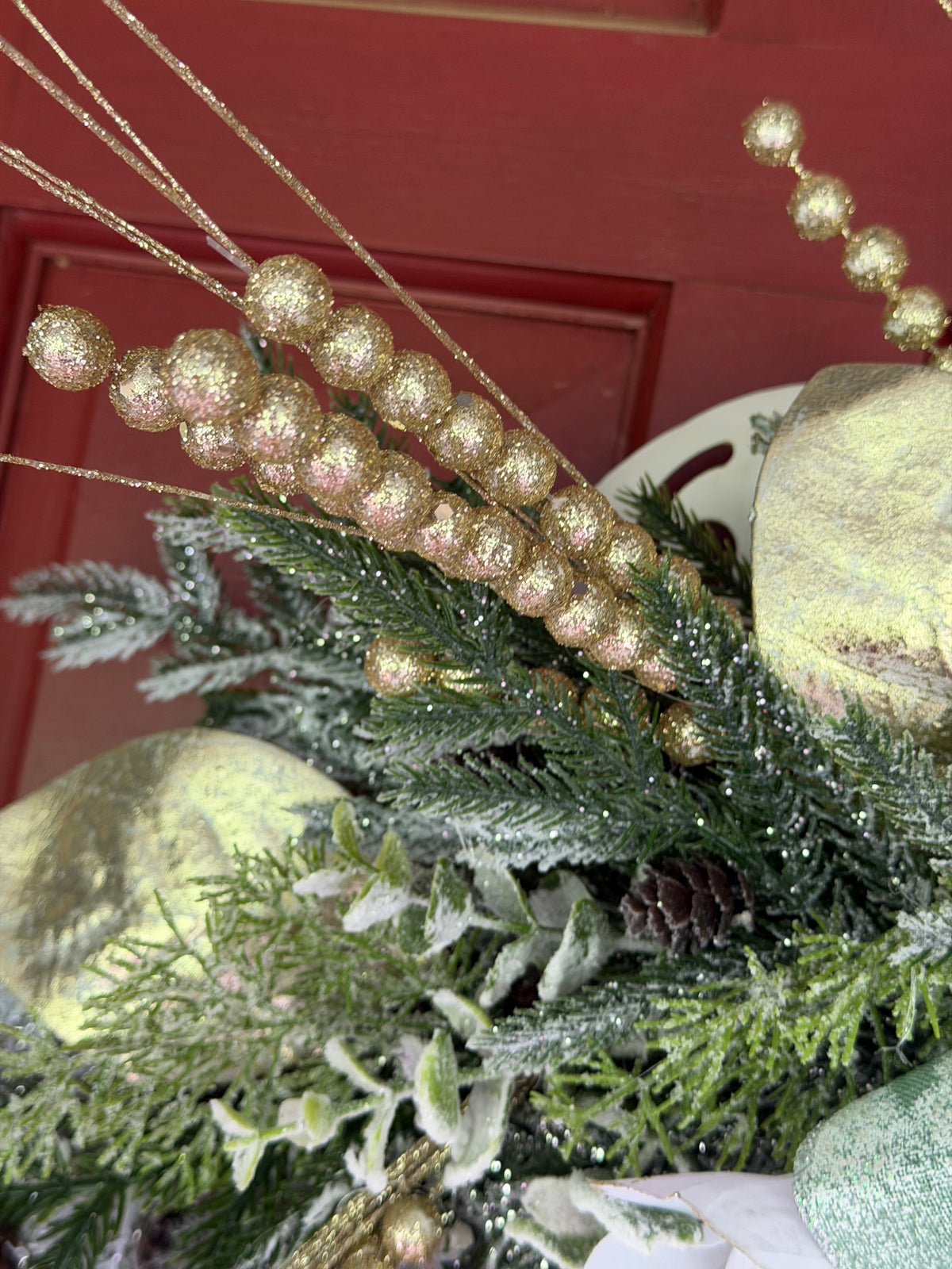 Angel Wings Christmas Hanging Arrangement