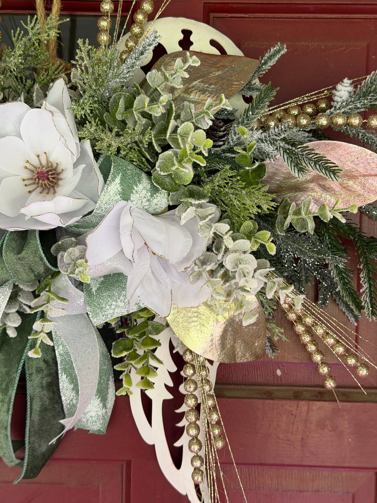 Angel Wings Christmas Hanging Arrangement
