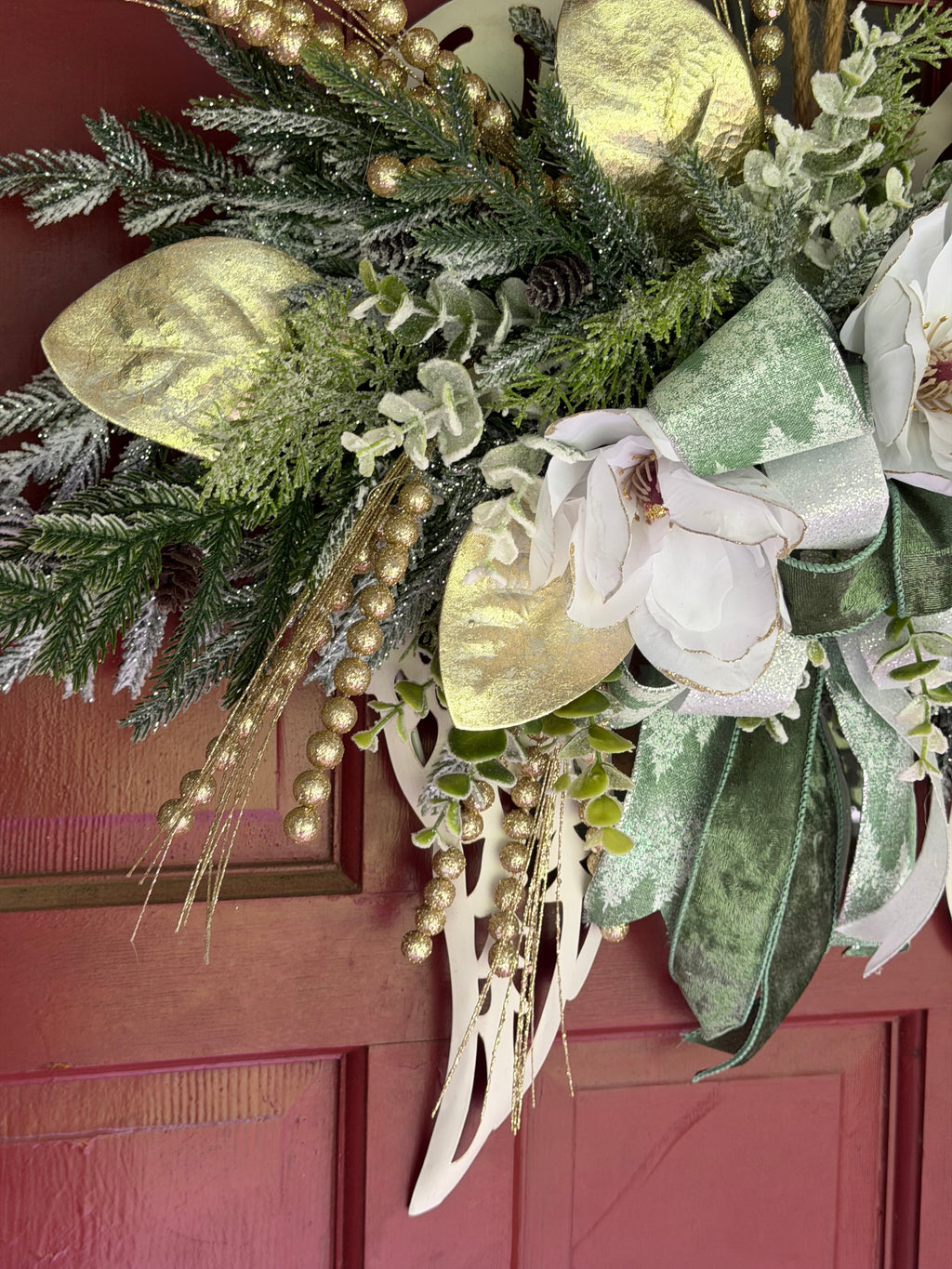 Angel Wings Christmas Hanging Arrangement