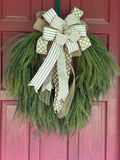 Beaded Grass Everyday Grapevine Wreath