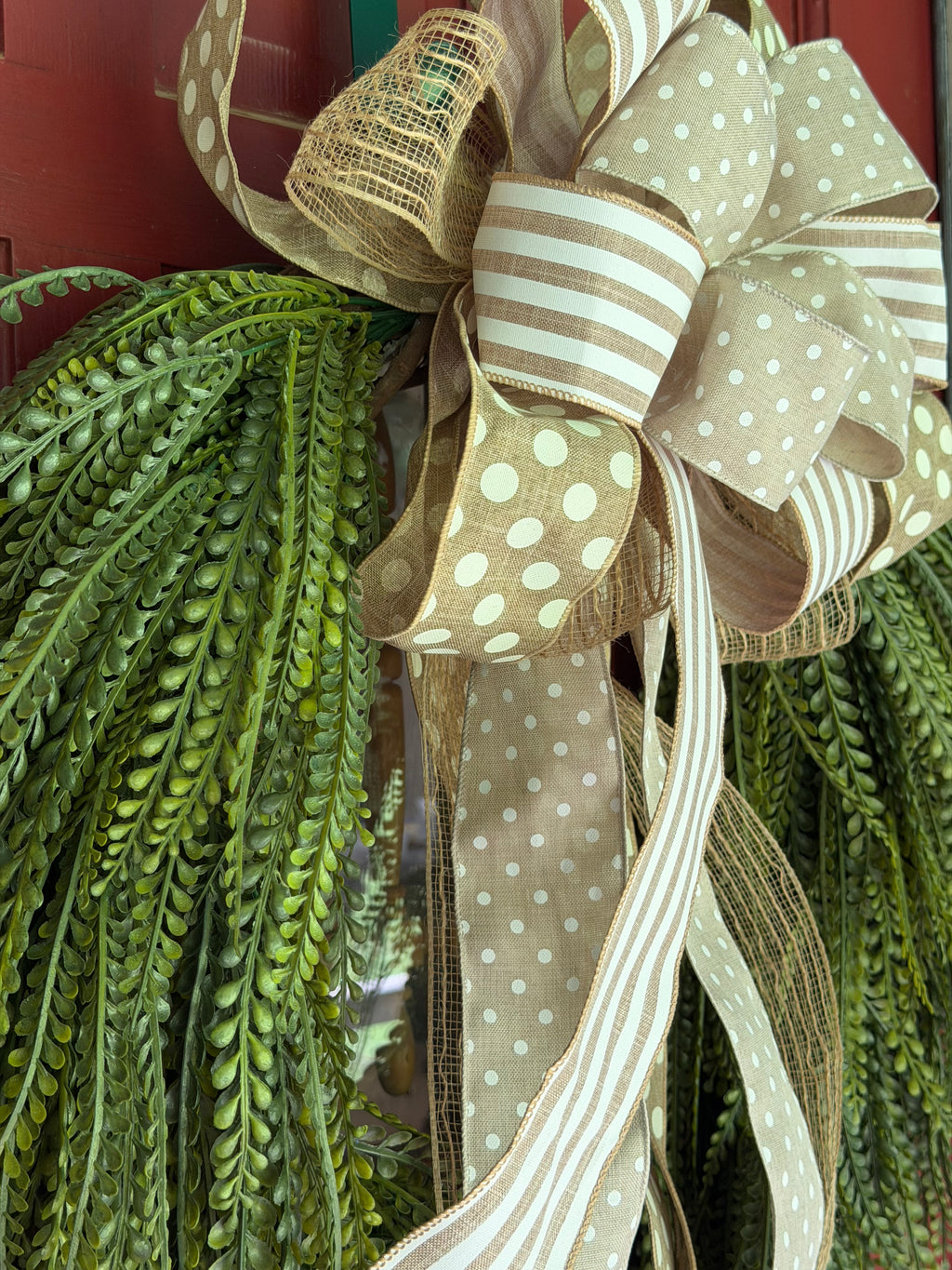 Beaded Grass Everyday Grapevine Wreath