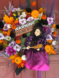Feeling Witchy Halloween Grapevine Wreath