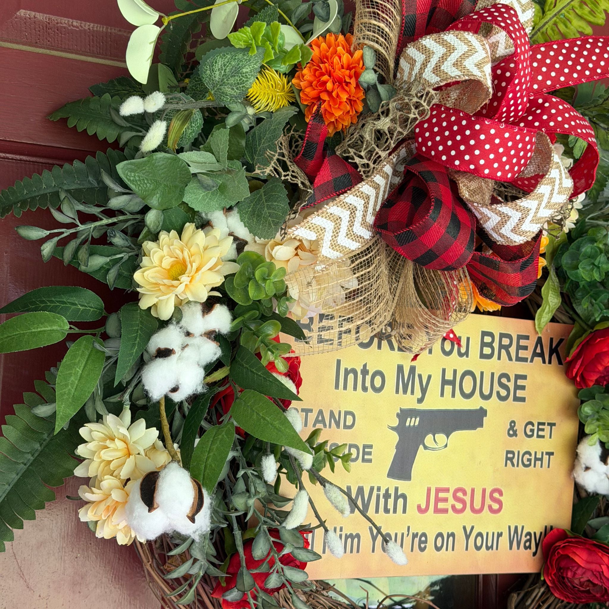 Before You Break Grapevine Wreath