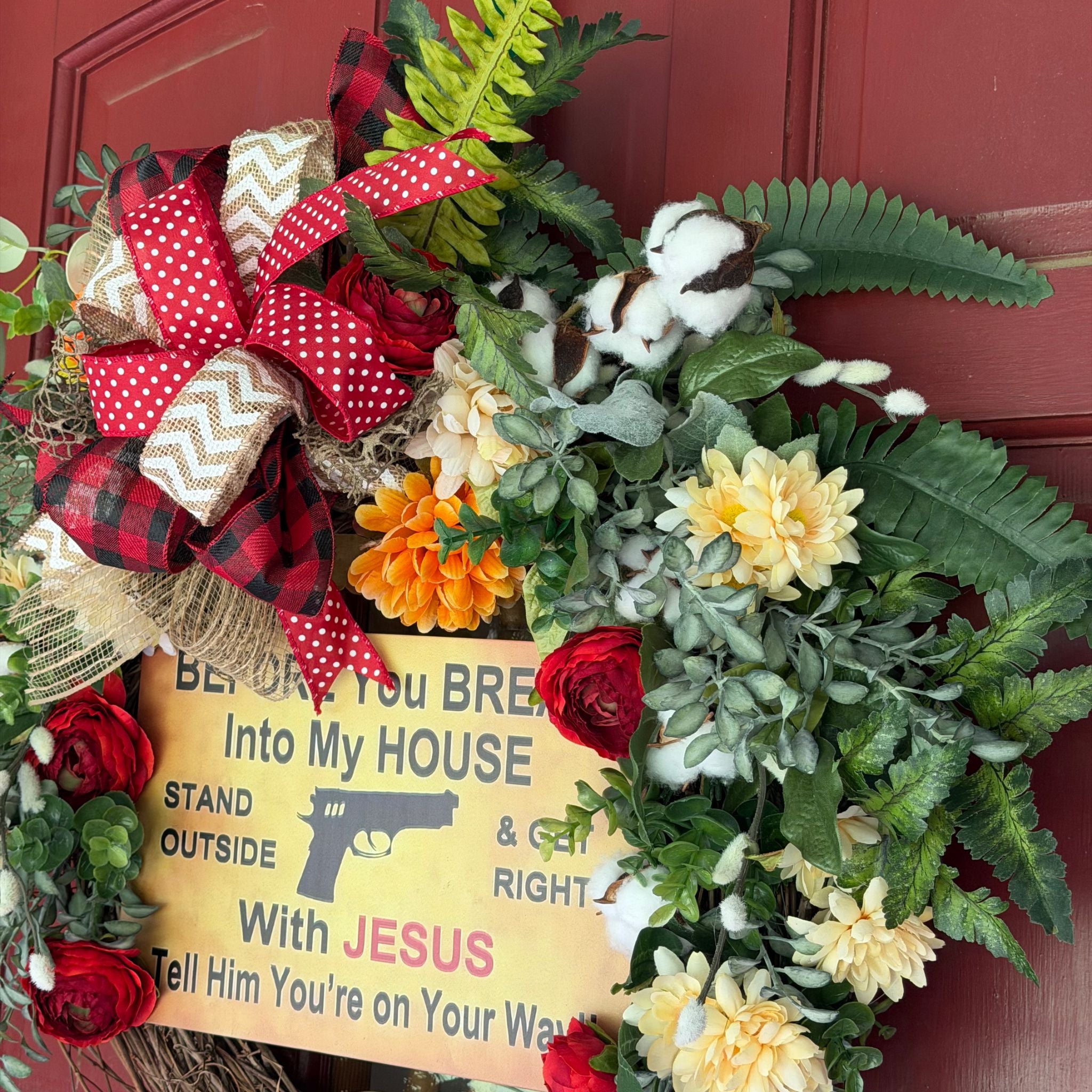 Before You Break Grapevine Wreath