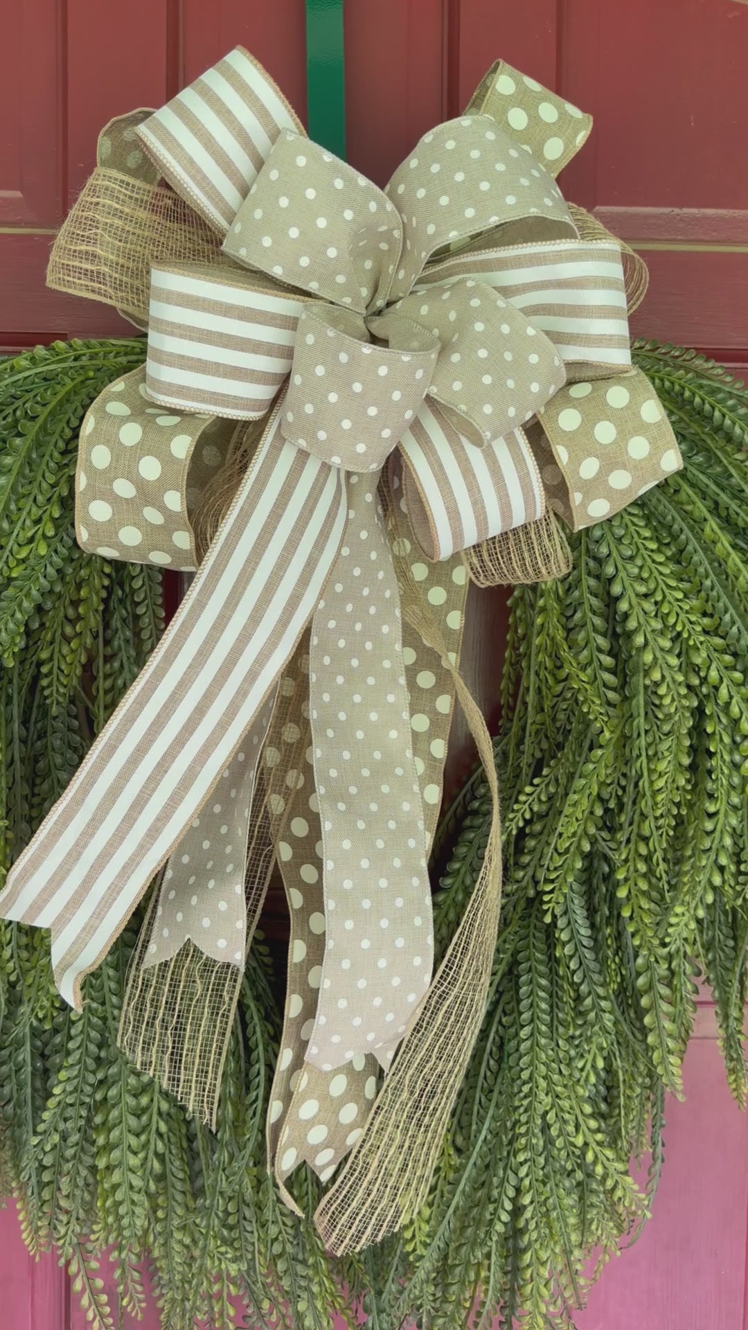 Beaded Grass Everyday Grapevine Wreath